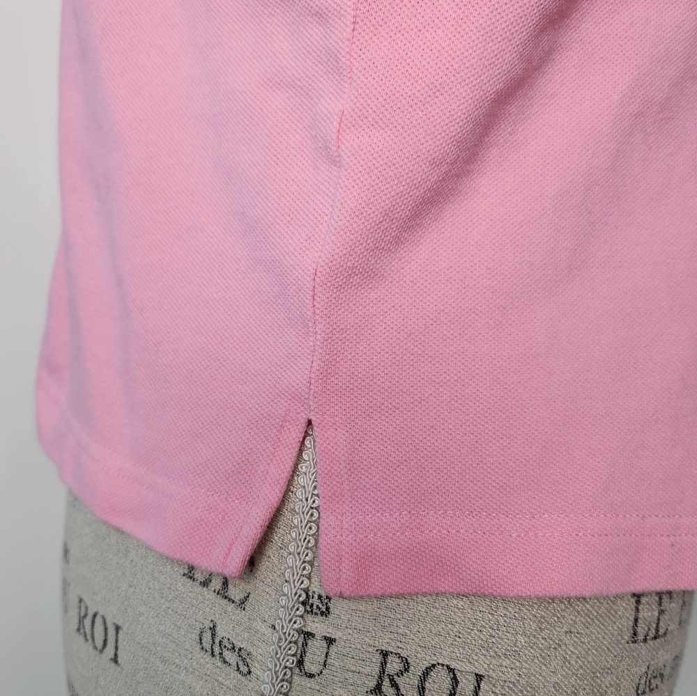 90s Pink Knit Polo Shirt - Picture 7 of 10